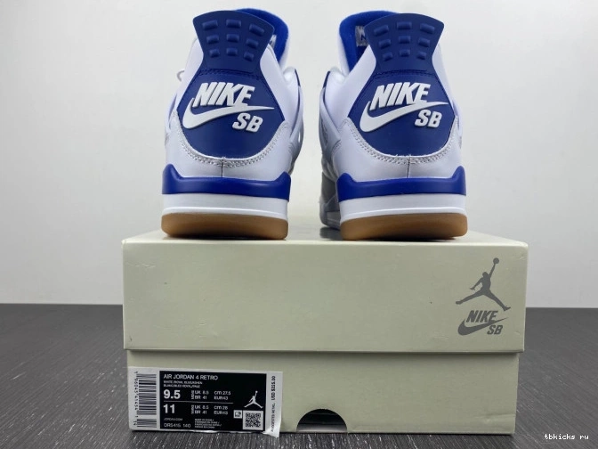 Reps TB Jordan Pine SB Retro 4 Blue DR5415-140 0705